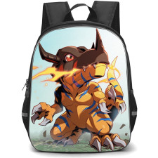 Digimon Greymon Backpack StudentPack - Greymon Breath Fire Fierce