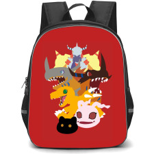 Digimon Backpack StudentPack - Monsters Vector Art