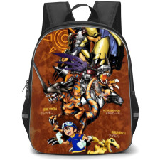 Digimon Taichi Backpack StudentPack - Taichi Agumon Evolution Chain Poster