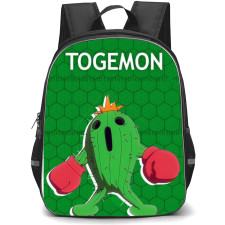 Digimon Togemon Backpack StudentPack - Togemon Portrait Poster In Honeycombs Background