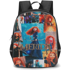 Disney Brave Merida Backpack StudentPack - Brave Merida Standing Collage