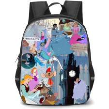 Disney Cinderella Backpack StudentPack - Cinderella Characters Collage