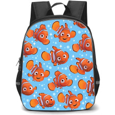 Disney Finding Nemo Backpack StudentPack - Finding Nemo Pattern Art On Skyblue Background
