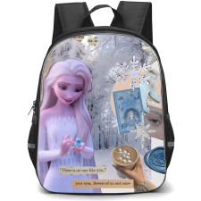 Disney Frozen Elsa Backpack StudentPack - Frozen Elsa The Snow Queen Collage