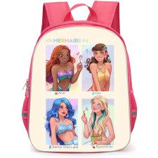 The Little Mermaid 2023 Ariel Backpack StudentPack - Ariel With Friends Poster Cartoon Art