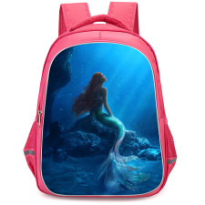 The Little Mermaid 2023 Ariel Backpack StudentPack - Ariel Looking Up In The Ocean