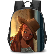 The Little Mermaid 2023 Ariel Backpack StudentPack - Ariel Portrait Wearing Hat Cartoon Art