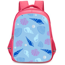 The Little Mermaid 2023 Ariel Backpack StudentPack - Ariel Shells Blue Pattern Illustration