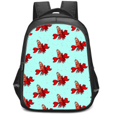 The Little Mermaid Backpack StudentPack - Ariel Sebastian Pattern Art