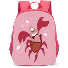 The Little Mermaid Sebastian Backpack StudentPack - Sebastian Smiling Portrait Movie Art