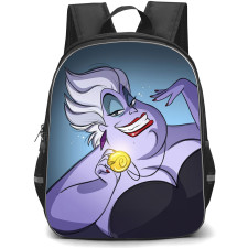 The Little Mermaid Ursula Backpack StudentPack - Ursula Holding A Magic Shell Movie Art