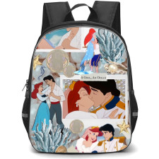 Disney The Little Mermaid Backpack StudentPack - The Little Mermaid Ariel And Prince Eric Collage