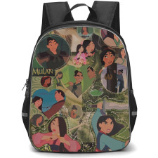 Disney Mulan Backpack StudentPack - Mulan And Li Shang Collage