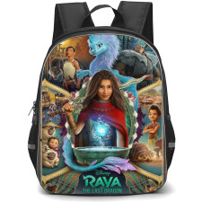 Raya And The Last Dragon Backpack StudentPack - Raya And The Last Dragon Collage Poster