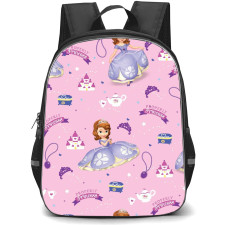 Sofia The First Backpack School Bag StudentPack - Sofia The First Series Pink Pattern