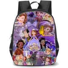 Sofia The First Princess Sofia Backpack School Bag StudentPack - Princess Sofia Characters Series Collage Poster