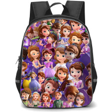 Sofia The First Princess Sofia Backpack School Bag StudentPack - Princess Sofia Happy Collage