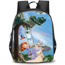 Sofia The First Princess Sofia Backpack School Bag StudentPack - Princess Sofia Happy In Cradle Portrait