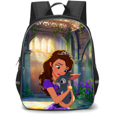 Sofia The First Princess Sofia Backpack School Bag StudentPack - Princess Sofia Hug Rabbit Portrait 3d