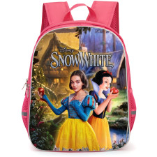 Snow White Backpack School Bag StudentPack - Live Action And Animated Collage Poster