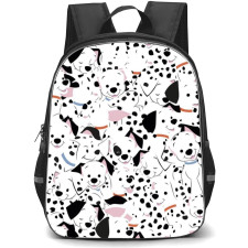Dalmatian Dog Backpack StudentPack - Dalmatian Dog Cartoon Pattern Art