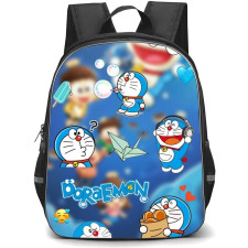 Doraemon School Backpack StudentPack - Doraemon Blurry Background Collage