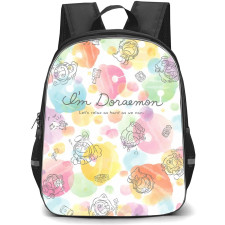 Doraemon School Backpack StudentPack - Doraemon Let's Relax As Hard As We Can