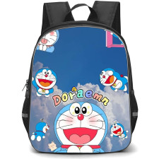 Doraemon School Backpack StudentPack - Doraemon Smiling Sky Background Collage