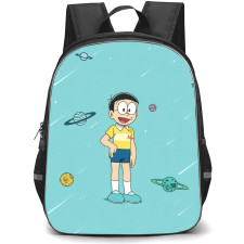 Doraemon Nobita School Backpack StudentPack - Nobita Portrait Galaxy Background