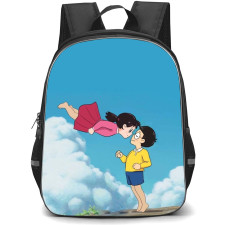Doraemon Nobita School Backpack StudentPack - Nobita Shizuka Flying Illlustration