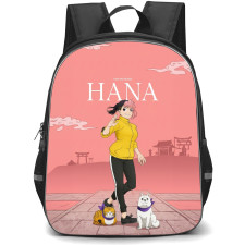 Daemons of the Shadow Realm Hana Backpack School Bag StudentPack - Hana Running Portrait Series Poster