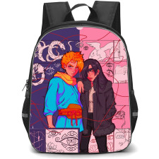 Daemons of the Shadow Realm Backpack School Bag StudentPack - Yuri And Asa Power Portrait Poster