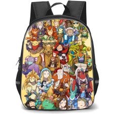Dota 2 Collage Backpack StudentPack - Collage All Dragons Character