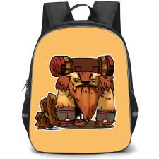 Dota 2 Earthshaker Backpack StudentPack - Earthshaker Wpap Art