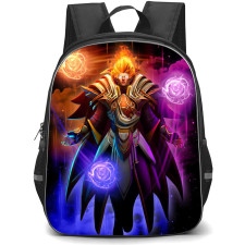 Dota 2 Invoker Backpack StudentPack - Invoker Showing Power Metal Poster