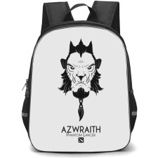 Dota 2 Phantom Lancer Backpack StudentPack - Phantom Lancer Black Art on Grey Backgrund