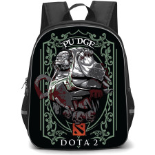 Dota 2 Pudge Backpack StudentPack - Pudge Carry Big Knifes with Skeleton Faces