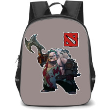 Dota 2 Pudge Backpack StudentPack - Pudge Carry Two Bloody Knifes