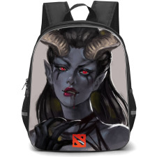 Dota 2 Queen of Pain Backpack StudentPack - Queen of Pain have Red Eyes and Slicy Lips