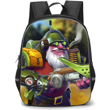 Dota 2 Sniper Backpack StudentPack - Sniper Smoking with Carry Gun