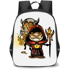 Dota 2 Warlock Backpack StudentPack - Warlock Real Name is Demnok Lannik Chibi Art