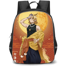 Dr. Stone Ryusui Nanami Backpack StudentPack - Ryusui Nanami Hyakki Yagyo Anime Art Poster