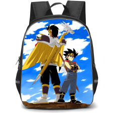 Dragon Quest Dai Backpack StudentPack - Dai & Baran Back to Back Clouds Background