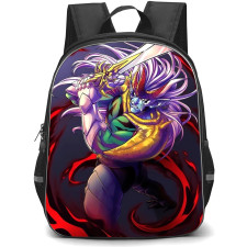 Dragon Quest Hadlar Backpack StudentPack - Hadlar Holding Sword Red Aura