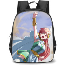 Dragon Quest Leona Backpack StudentPack - Leona Fist Up Shouting