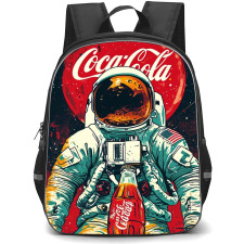 Coca-Cola School Backpack StudentPack - Coca-Cola Astronaut Holding Bottle illustration