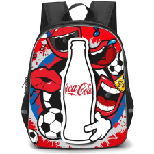 Coca-Cola School Backpack StudentPack - Coca-Cola Sticker Cartoon Art