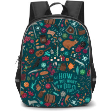 Dungeons & Dragons Backpack StudentPack - Dungeons & Dragons Do You Want To Do This Collage