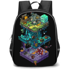 Dungeons & Dragons Backpack StudentPack - Dungeons & Dragons Three Storey Floors Black Background