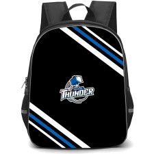Wichita Thunder Backpack School Bag StudentPack - Wichita Thunder Large Logo With Stripe